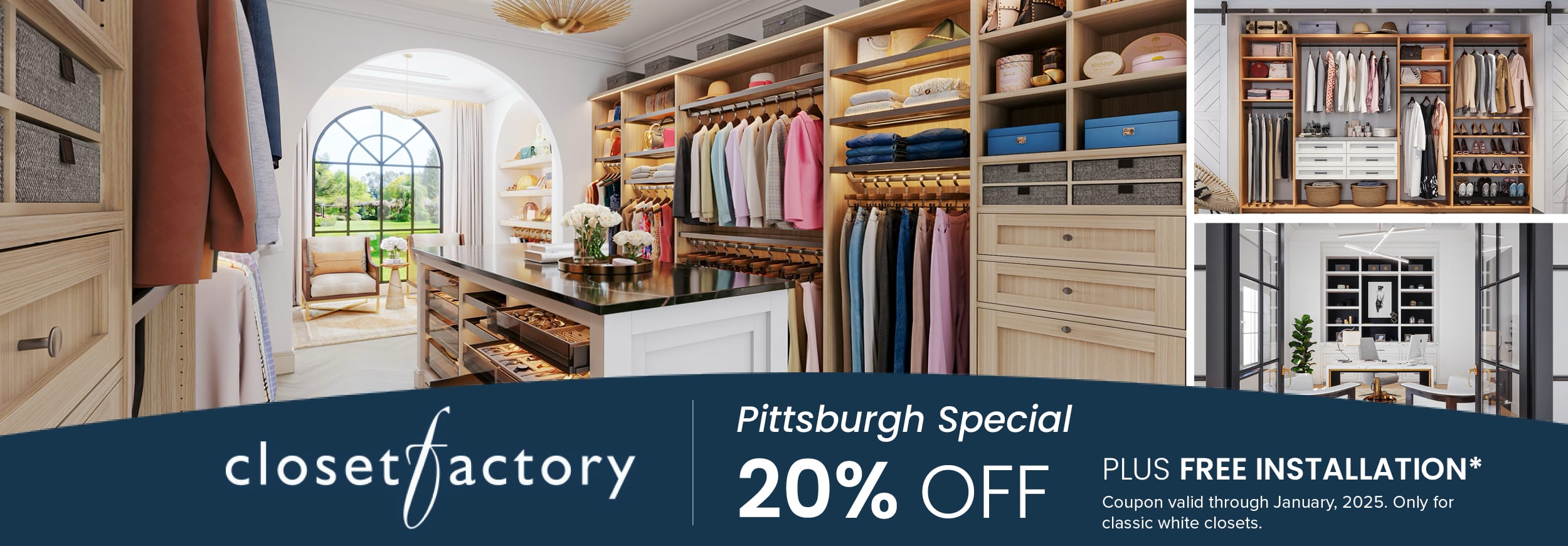 pittsburgh promotion for january 2024 save 20% on white