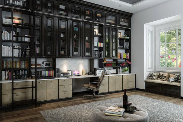 Living Room Built-In Cabinets - Kountry Kraft
