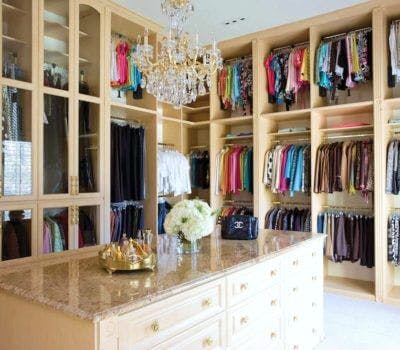 two story walk in closets