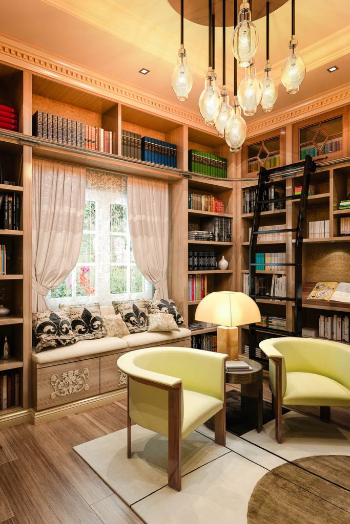 Home Library Cabinets | Custom Designs | Closet Factory