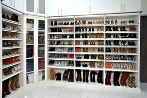 Custom Shoe Organization & Storage for Closets