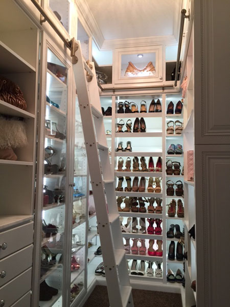 custom shoe closet