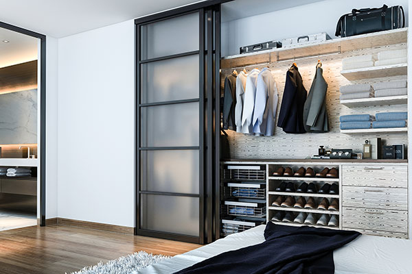 Luxury European Design Bedroom Furniture Walk in Closet Wardrobe